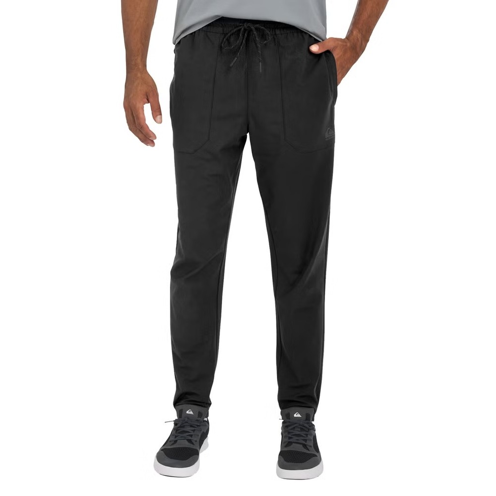 Quiksilver Men's Stretch Woven Jogger, Black, Size: Large, New